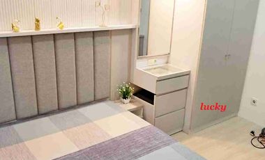 apartemen sunter park view full furnish baru renove 100% lt parkit