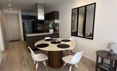 Arriendo departamento amoblado con balcon sector Republica del Salvador