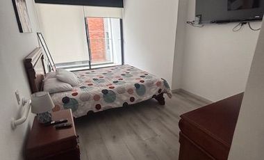 Arriendo departamento amoblado con balcon sector Republica del Salvador