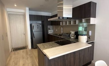 Arriendo departamento amoblado con balcon sector Republica del Salvador