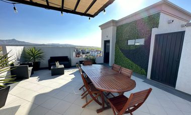 Acogedor y Moderno Departamento con Roof Garden dentro de Privada con Amenidades.