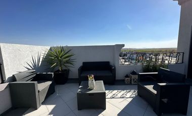 Acogedor y Moderno Departamento con Roof Garden dentro de Privada con Amenidades.