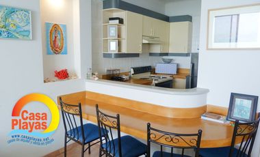 Departamento Frente Al Mar de Venta en Playas Villamil, Carabelas de Colón