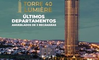 RENTA DE DEPARTAMENTO TIPO LOF EN TORRE LUMIERE ZONA NORTE