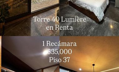 RENTA DE DEPARTAMENTO TIPO LOF EN TORRE LUMIERE ZONA NORTE