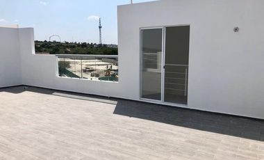 Departamento de dos niveles con amenidades, doble altura, 2 recámaras. Zákia - VENTA