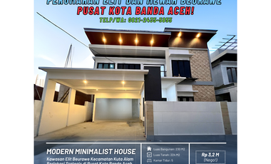 Dijual Rumah Mewah di Beurawe Pusat Kota Banda Aceh - Dekat Hermes Mall dan Simpang Jambotape!