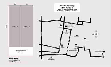 DIJUAL TANAH KAVLING WONOREJO