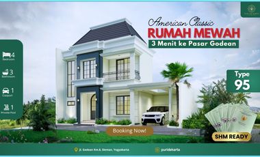 RUMAH MEWAH JOGJA 2 LANTAI SHM JL GODEAN DEKAT PASAR