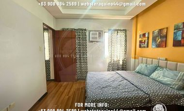 FURNISHED APARTMENT FOR RENT LOCATED IN A SECURED SUBDIVISION AT TIMOG PARK