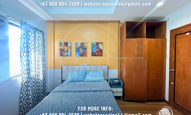 FURNISHED APARTMENT FOR RENT LOCATED IN A SECURED SUBDIVISION AT TIMOG PARK