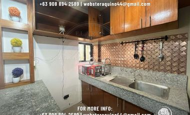 FURNISHED APARTMENT FOR RENT LOCATED IN A SECURED SUBDIVISION AT TIMOG PARK