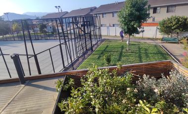 Vendo casa 3 dormitorios, 3 baños, en condominio, frente a Clínica Indisa de Maipú