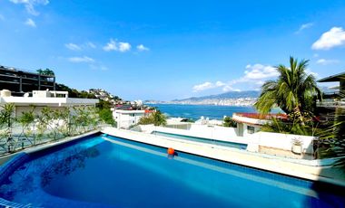 CASA EN VENTA CON VISTA A LA BAHIA EN ACAPULCO