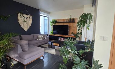 Departamento (Pent House)men venta, 2 niveles, con Roof Privado, en Roma Sur, Cuauhtémoc, Cdmx