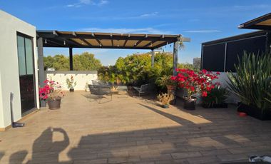 Departamento (Pent House)men venta, 2 niveles, con Roof Privado, en Roma Sur, Cuauhtémoc, Cdmx