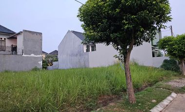 Tanah kavling ukr 216 (12x18m), siap dibangun, lokasi strategis @ jl Taman Duta, Kemang Pratama Bekasi