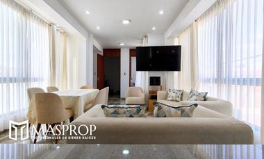 DEPARTAMENTO AMOBLADO EN SEGUNDO PISO EN ALQUILER – URBANIZACIÓN EL OLIVAR