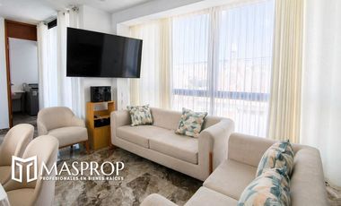 DEPARTAMENTO AMOBLADO EN SEGUNDO PISO EN ALQUILER – URBANIZACIÓN EL OLIVAR
