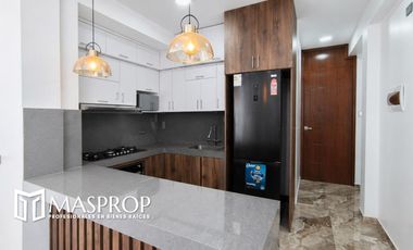 DEPARTAMENTO AMOBLADO EN SEGUNDO PISO EN ALQUILER – URBANIZACIÓN EL OLIVAR