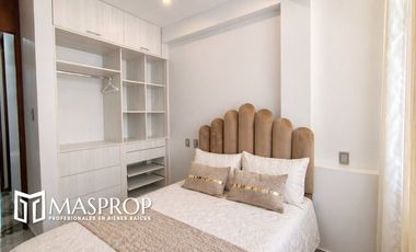 DEPARTAMENTO AMOBLADO EN SEGUNDO PISO EN ALQUILER – URBANIZACIÓN EL OLIVAR