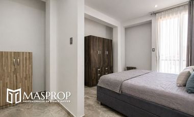 DEPARTAMENTO AMOBLADO EN SEGUNDO PISO EN ALQUILER – URBANIZACIÓN EL OLIVAR