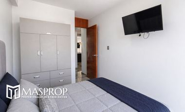 DEPARTAMENTO AMOBLADO EN SEGUNDO PISO EN ALQUILER – URBANIZACIÓN EL OLIVAR