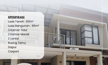 Rumah 2Lt 3 kamar tidur di arcamanik antapani dkt cikutra dan kiaracondong