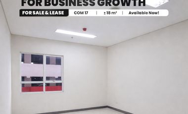 Disewakan Kantor Strategis 18 m² – Sebelah Stasiun UI, Fasilitas Lengkap