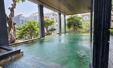 Dijual Rumah Pantai Mutiara Furnished mewah view laut with pool Uk609m2 at Jakut