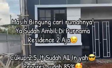 DIJUAL RUMAH DP HANYA 2.5JT LANGSUNG CICIL KPR PURNAMA RESIDENCE 2 SIAP HUNI MONCONGLOE MAROS