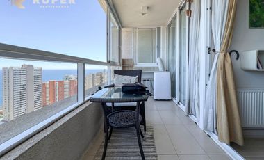 Dpto Amoblado Con Vista Panorámica En Reñaca Ed. Eluchans