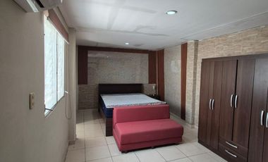 Suite Amoblada en Alquiler en Urdesa Norte, 1 Habitación, 1 Baño, Parqueo, Norte de Guayaquil.