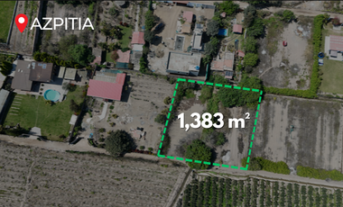 Venta de Terreno en Azpitia – Santa Cruz de Flores | 1,383 m²