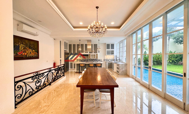 Luxurious Brand New House Full Furnished Desain American Classic at Kemang, Jakarta Selatan