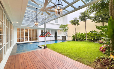 Luxurious Brand New House Full Furnished Desain American Classic at Kemang, Jakarta Selatan