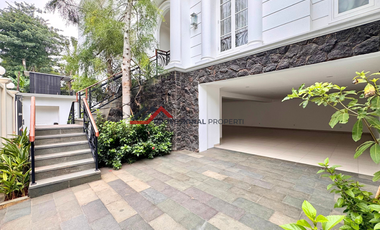 Luxurious Brand New House Full Furnished Desain American Classic at Kemang, Jakarta Selatan