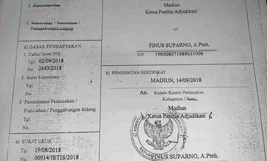 Rumah Murah Desa Jetis Dagangan Kabupaten Madiun