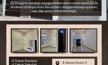 Rumah dijual di Syamsudin Noor, Banjarbaru, Kalimantan Selatan