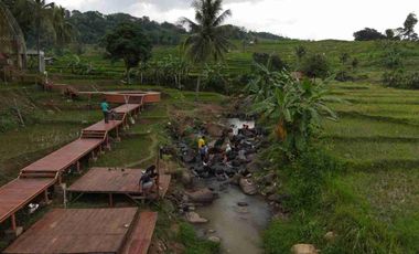 Jual Tanah Murah Zona Kuning bisa di bangun permanen Deket area Wisata dan air terjun