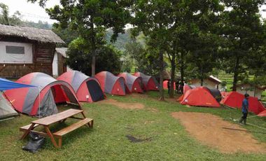 Jual Tanah Murah Zona Kuning bisa di bangun permanen Deket area Wisata dan air terjun