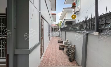 บุรีรมย์ วงแหวน-ปิ่นเกล้า แปลงมุมต่อเติมครบ สภาพดีพร้อมอยู่ ทำเลดีในซอยวัดพระเงิน