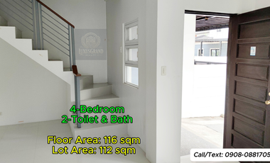 DUPLEX Unit for Sale at 116 sqm floor area in Marilao Bulacan