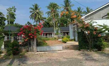 jual villa atau homestay deket pantai luas 1500 m2 ada 5 bangunan