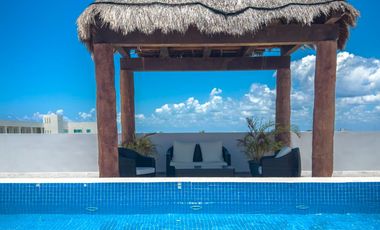 Penthouse Frente al Mar con Rooftop Privado y Alberca | El Cielo Residencial, Playa del Carmen