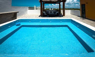 Penthouse Frente al Mar con Rooftop Privado y Alberca | El Cielo Residencial, Playa del Carmen