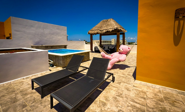 Penthouse Frente al Mar con Rooftop Privado y Alberca | El Cielo Residencial, Playa del Carmen