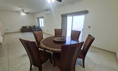 Renta Casa de 3 recámaras Amueblada y equipada en Puente Real, Ciudad Obregón