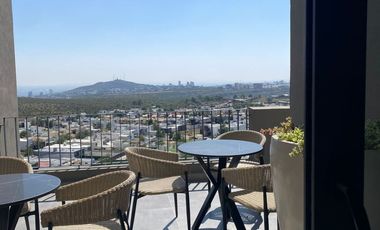DEPARTRAMENTO EN VENTA TORRE PONTICELLI DE LA CAMPIÑA DE BOSQUE EN LEÒN GTO.  NUEVO Y AMUEBLADO DOS RECAMARAS