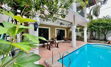 Live the resort-style lifestyle at home! Fully furnished house with pool for lease.